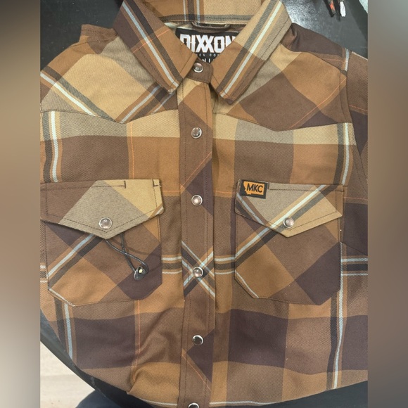 Montana Knife Company x Dixon Brown Plaid Button-Up Shirt - Picture 2 of 2